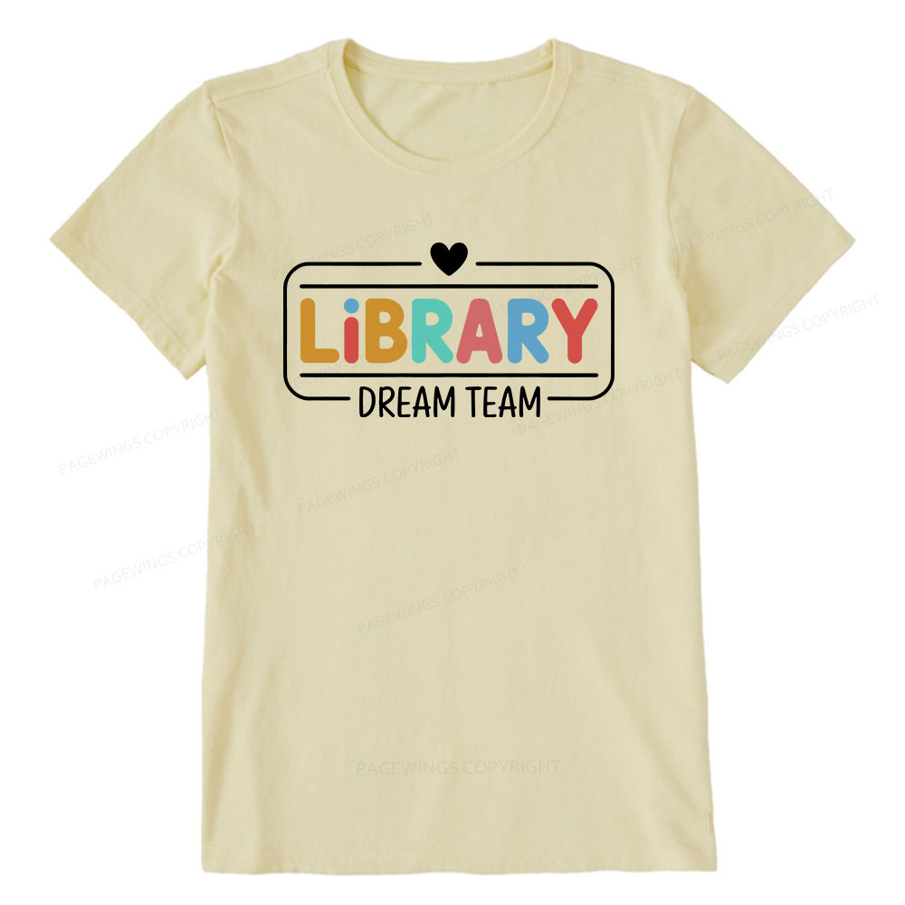 Pagewings Library Dream Team Unisex Classic T-shirt