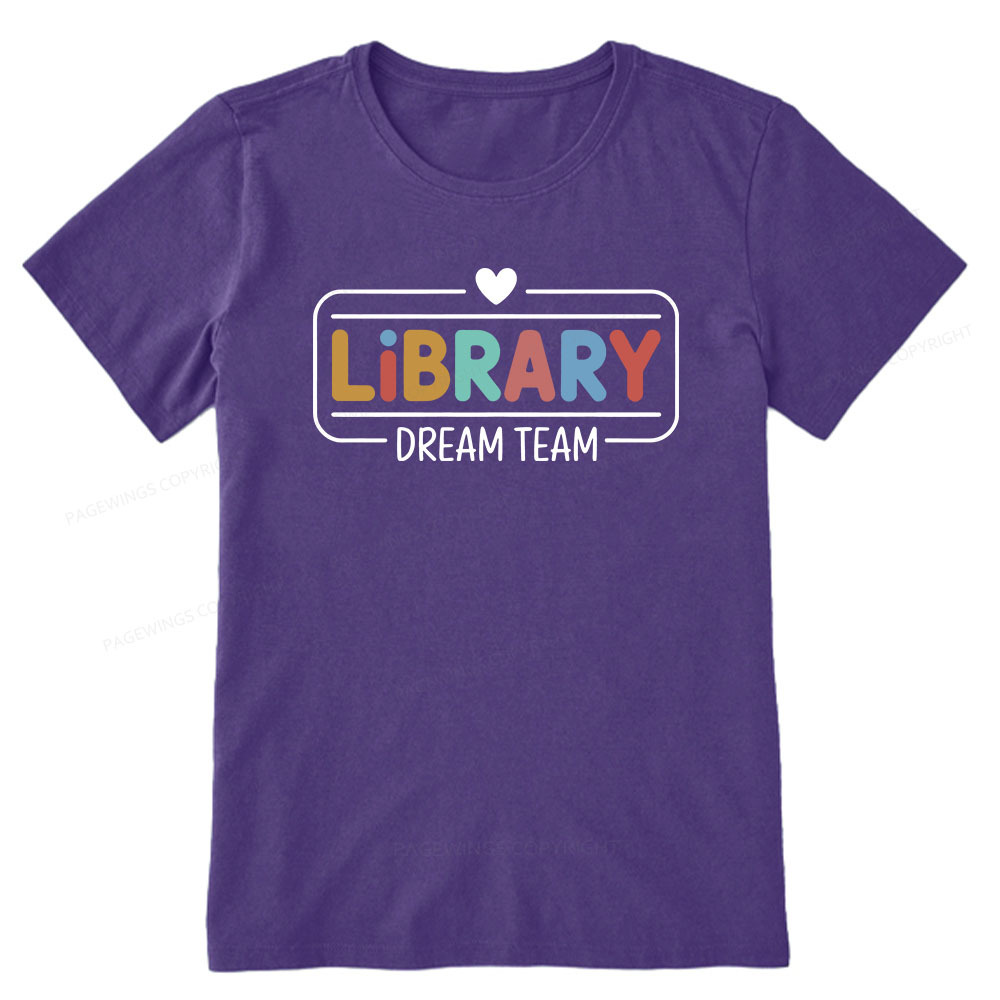 Pagewings Library Dream Team Unisex Classic T-shirt