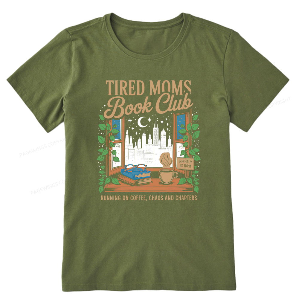 Pagewings Tired Moms Book Club Unisex Classic T-shirt