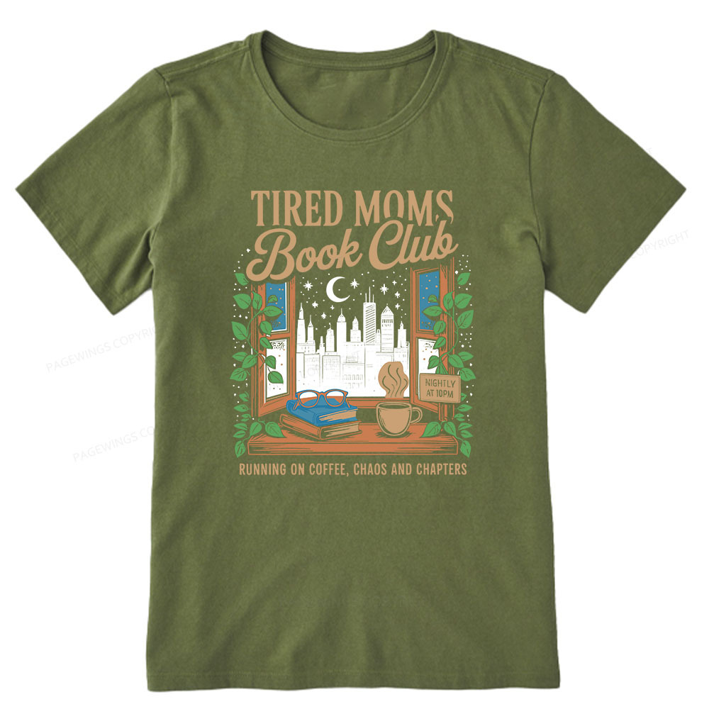 Pagewings Tired Moms Book Club Unisex Classic T-shirt