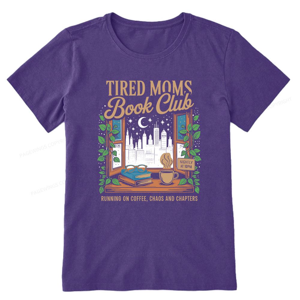 Pagewings Tired Moms Book Club Unisex Classic T-shirt