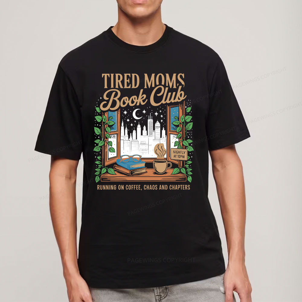 Pagewings Tired Moms Book Club Unisex Classic T-shirt