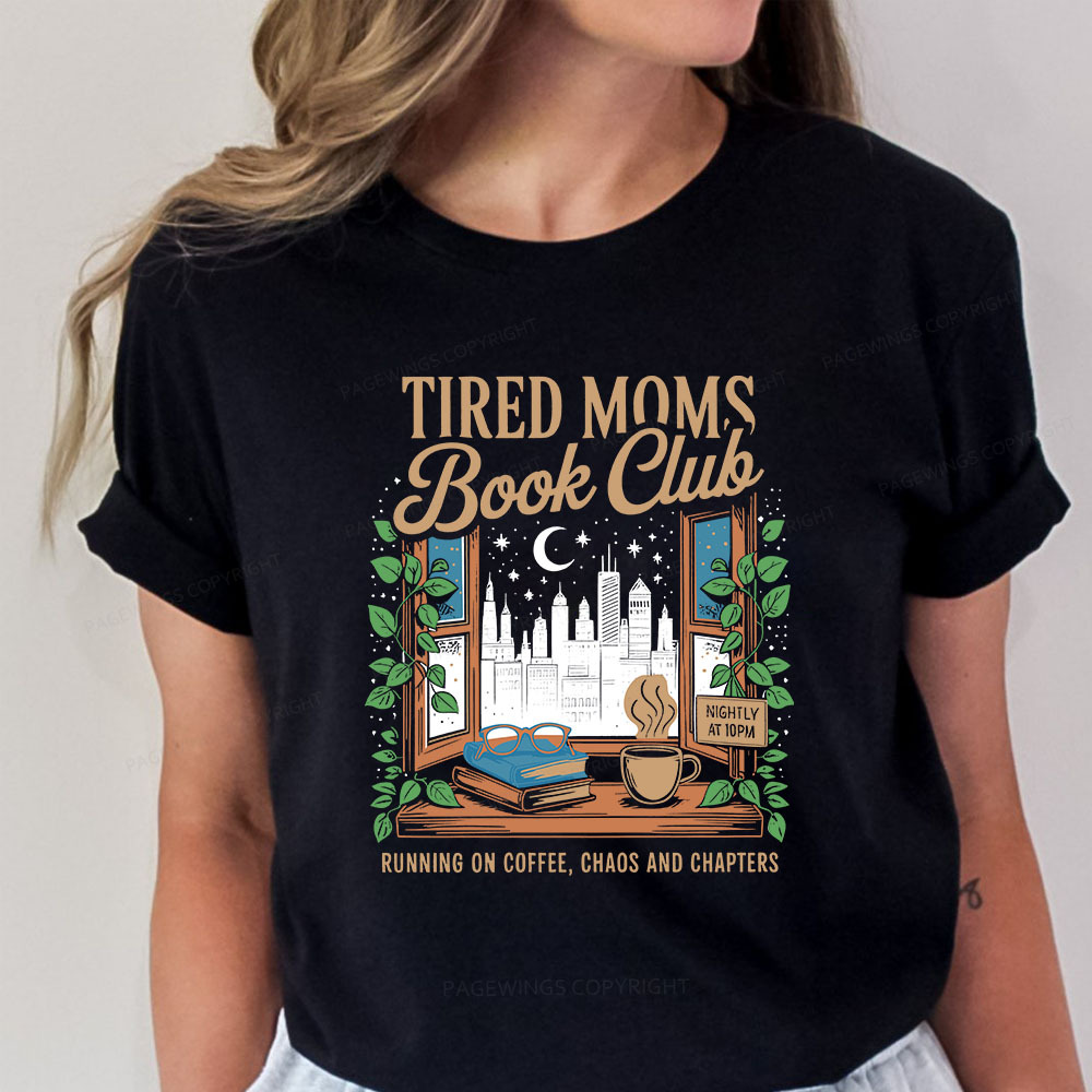 Pagewings Tired Moms Book Club Unisex Classic T-shirt