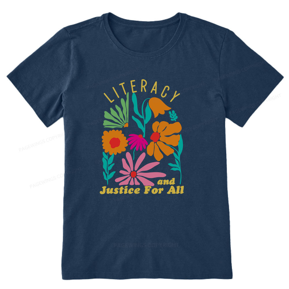 Pagewings Literacy And Justice Unisex Classic T-shirt
