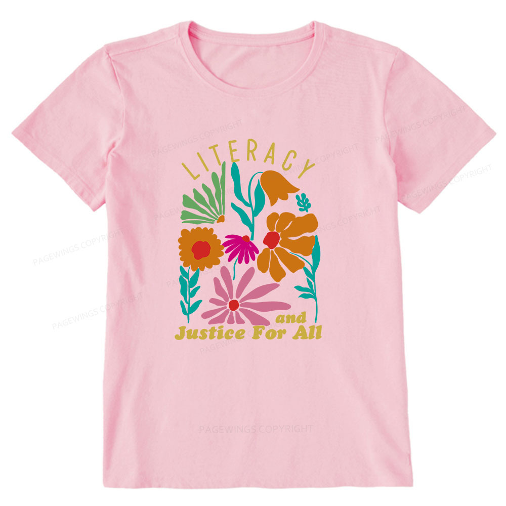 Pagewings Literacy And Justice Unisex Classic T-shirt