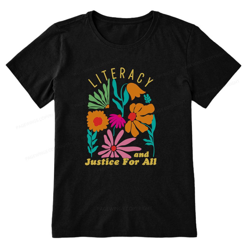 Pagewings Literacy And Justice Unisex Classic T-shirt