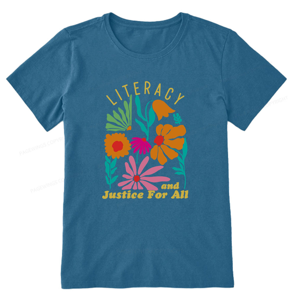 Pagewings Literacy And Justice Unisex Classic T-shirt