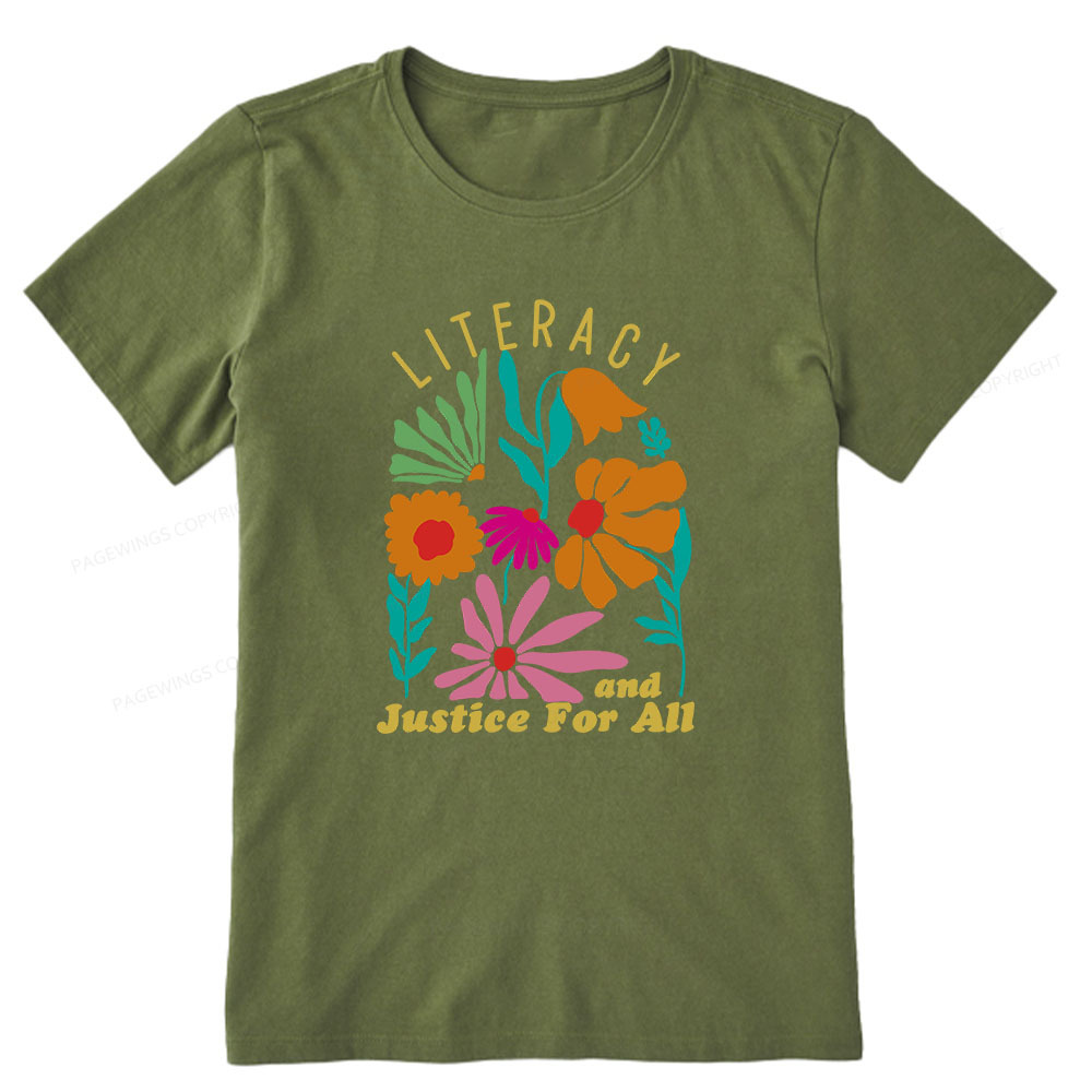 Pagewings Literacy And Justice Unisex Classic T-shirt