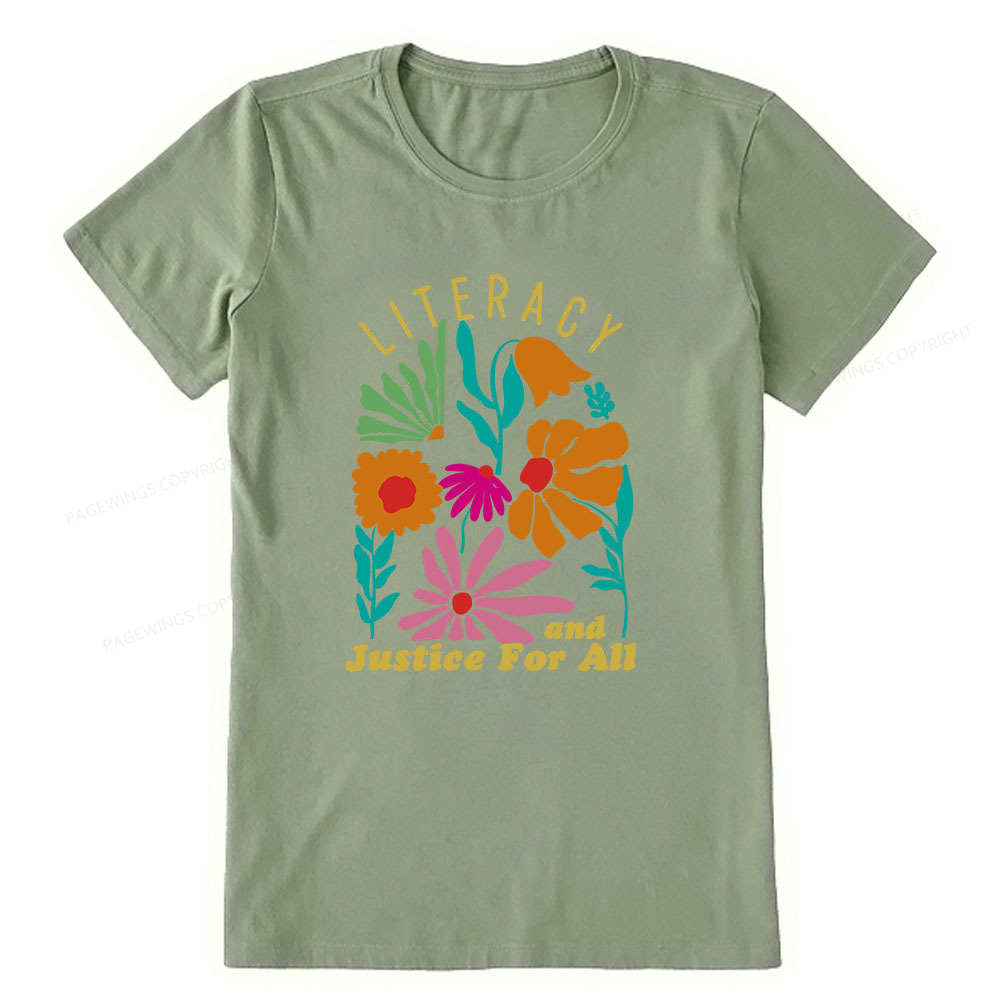 Pagewings Literacy And Justice Unisex Classic T-shirt