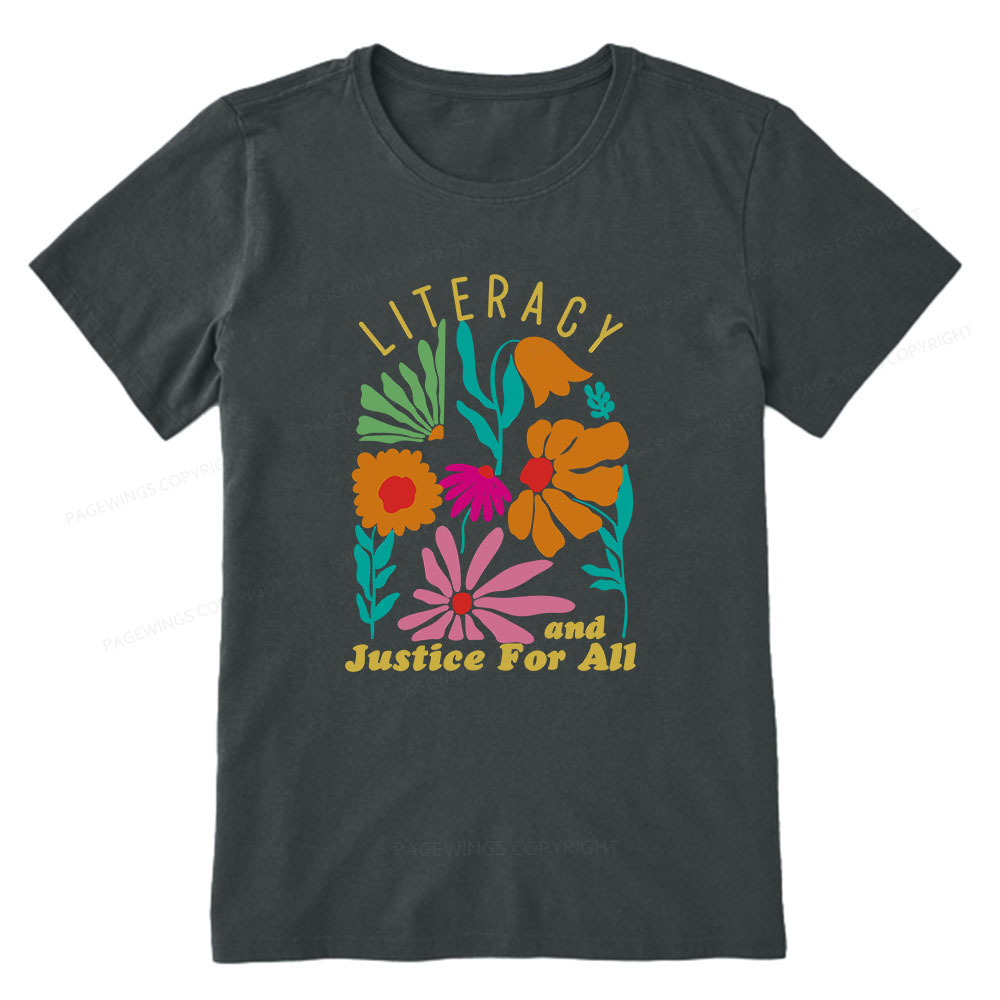 Pagewings Literacy And Justice Unisex Classic T-shirt