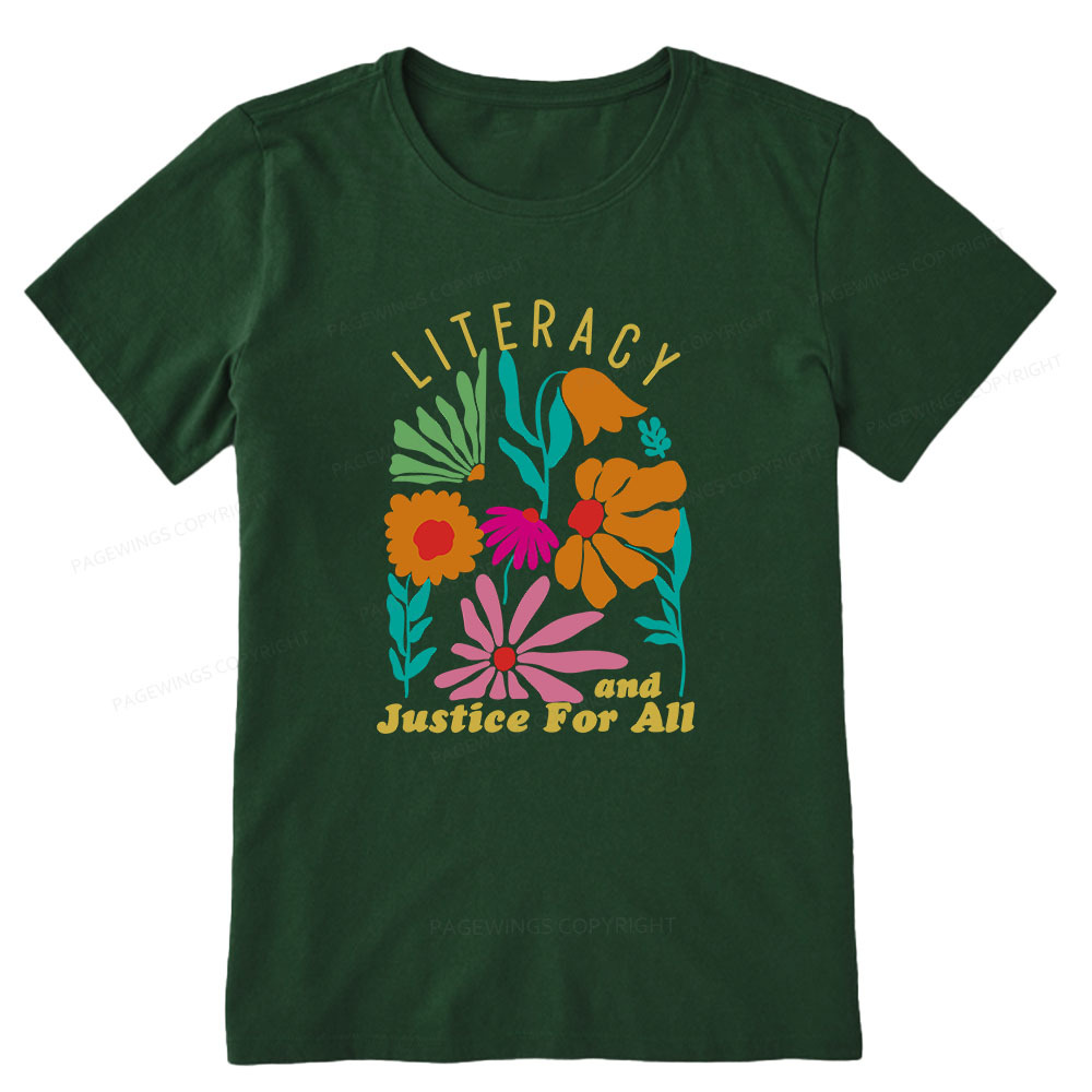 Pagewings Literacy And Justice Unisex Classic T-shirt