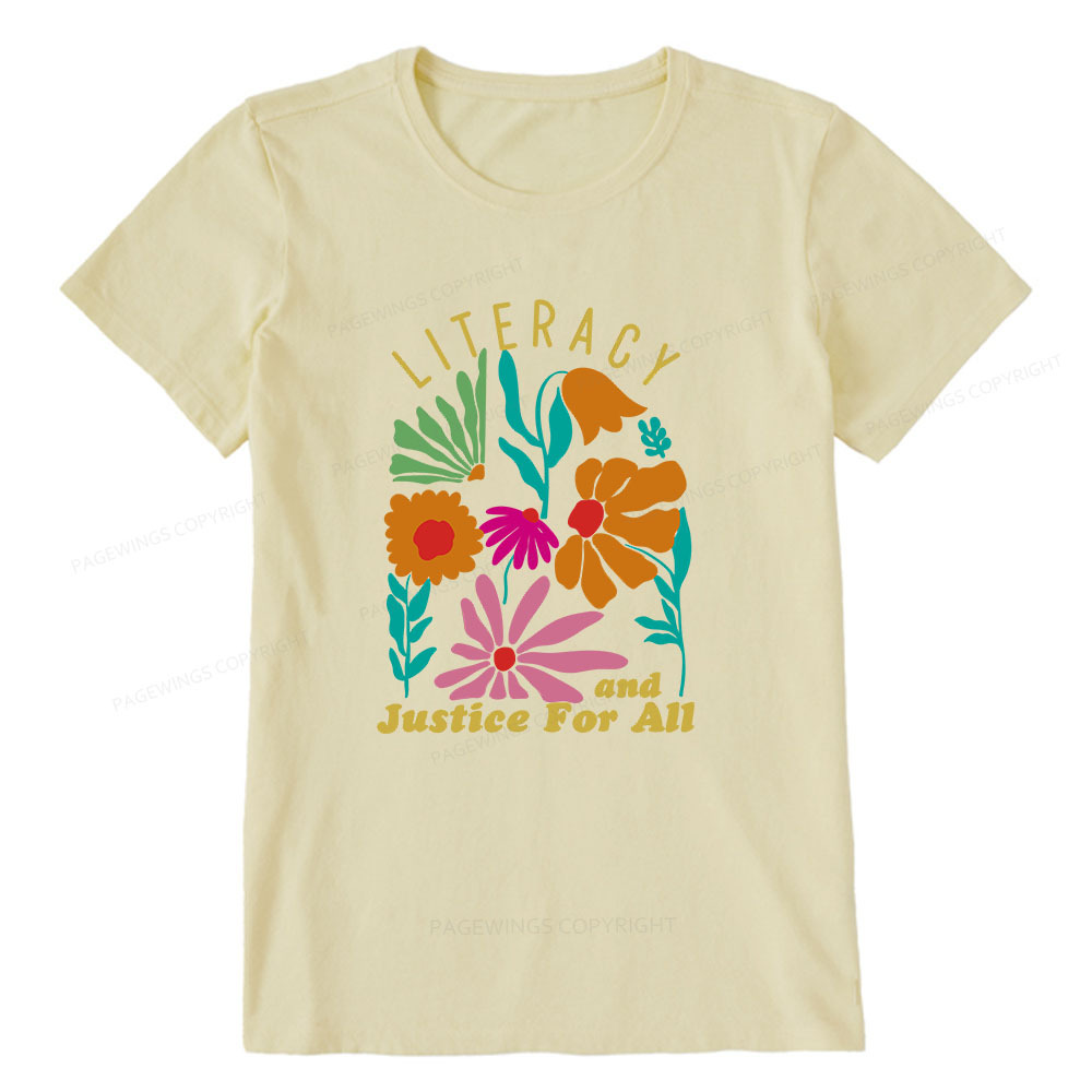 Pagewings Literacy And Justice Unisex Classic T-shirt