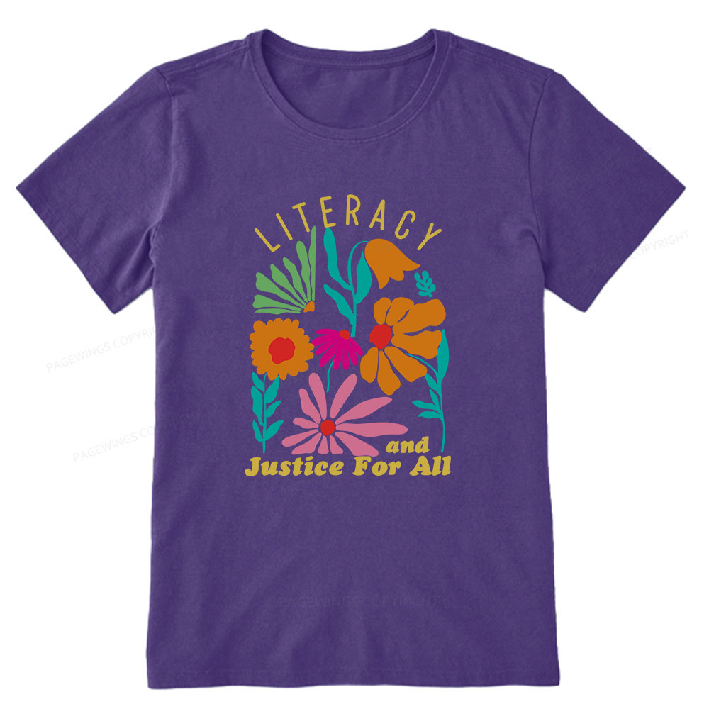 Pagewings Literacy And Justice Unisex Classic T-shirt