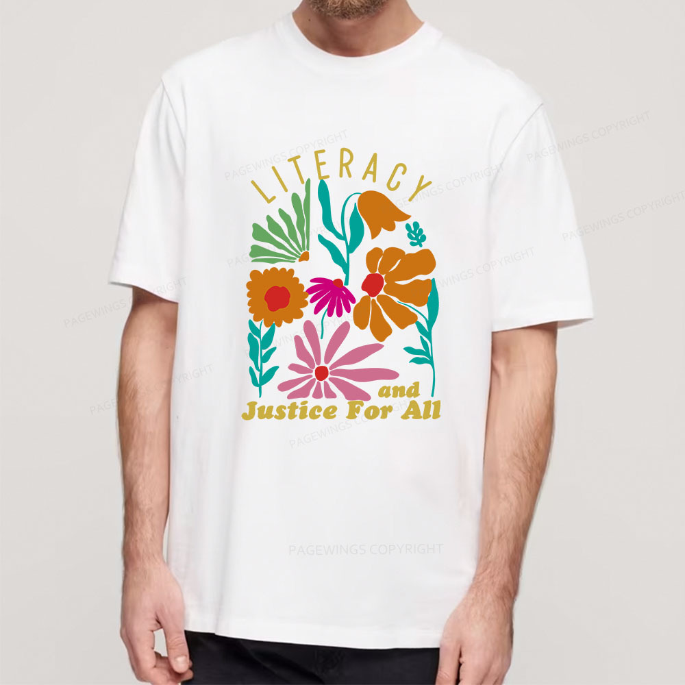Pagewings Literacy And Justice Unisex Classic T-shirt