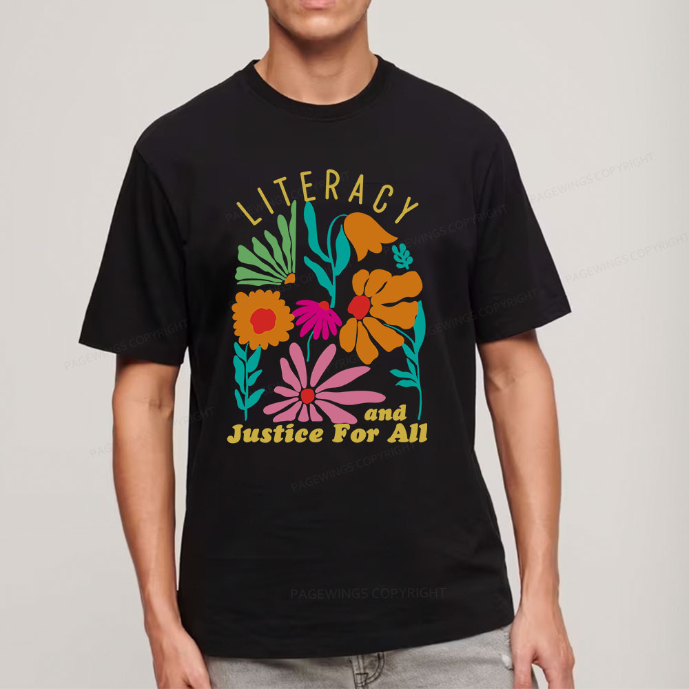 Pagewings Literacy And Justice Unisex Classic T-shirt