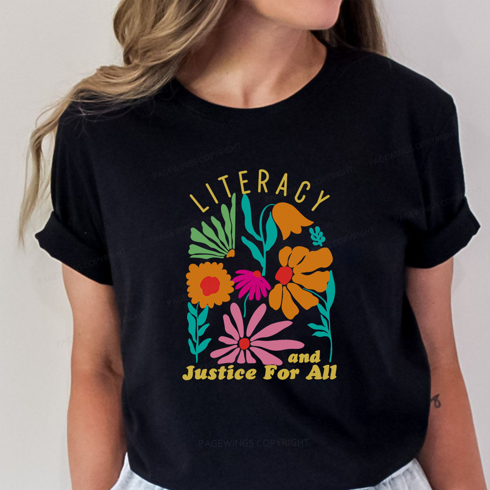 Pagewings Literacy And Justice Unisex Classic T-shirt