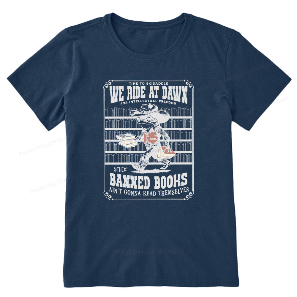 Pagewings The Banned Books Ain't Gonna Read Themselves Unisex Classic T-shirt