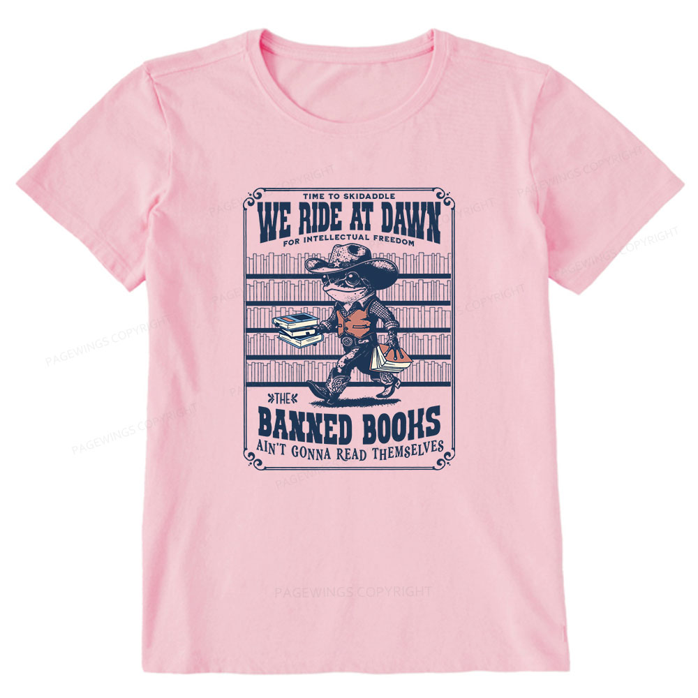 Pagewings The Banned Books Ain't Gonna Read Themselves Unisex Classic T-shirt