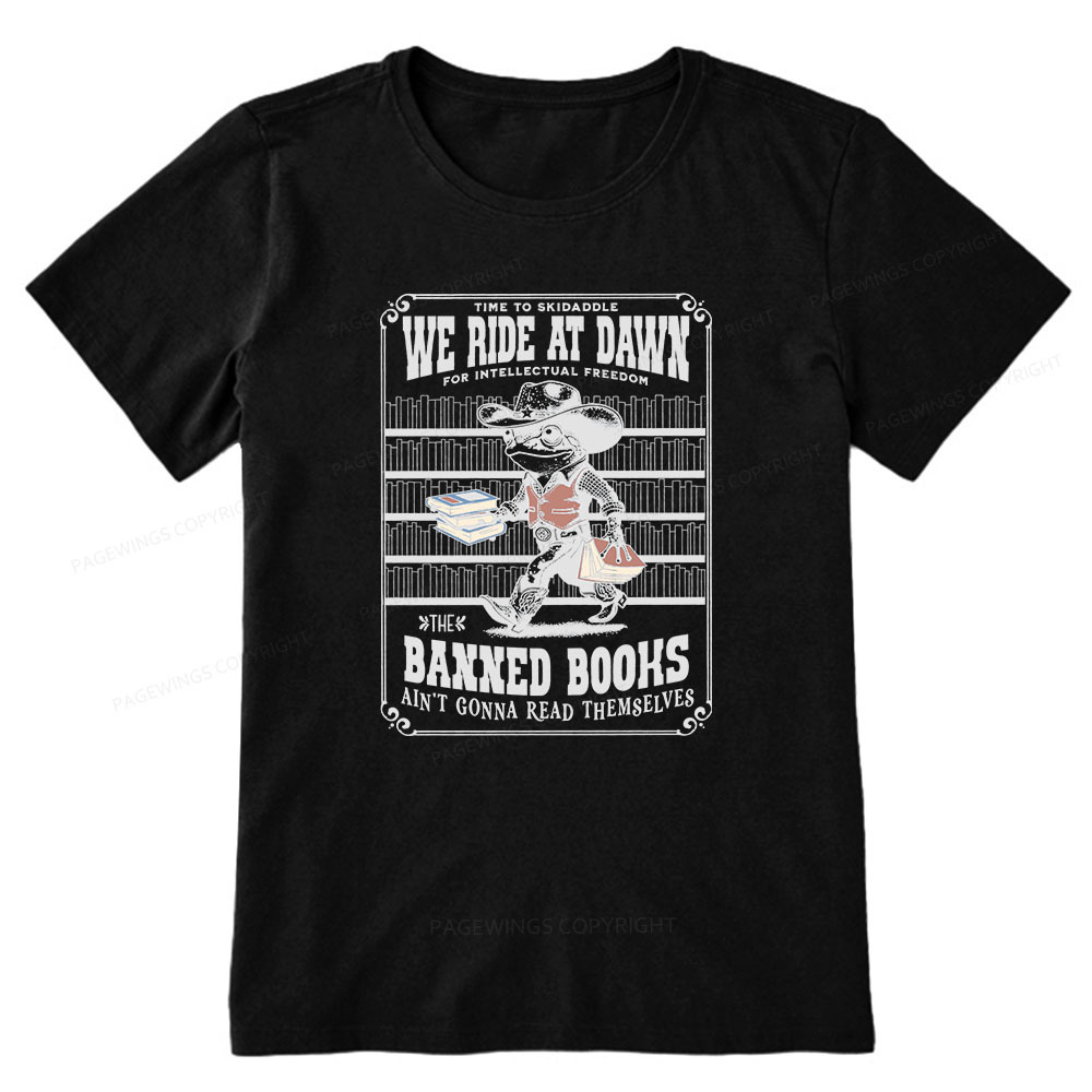 Pagewings The Banned Books Ain't Gonna Read Themselves Unisex Classic T-shirt
