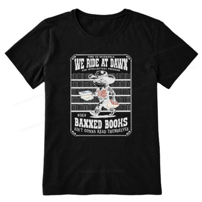 Pagewings The Banned Books Ain't Gonna Read Themselves Unisex Classic T-shirt