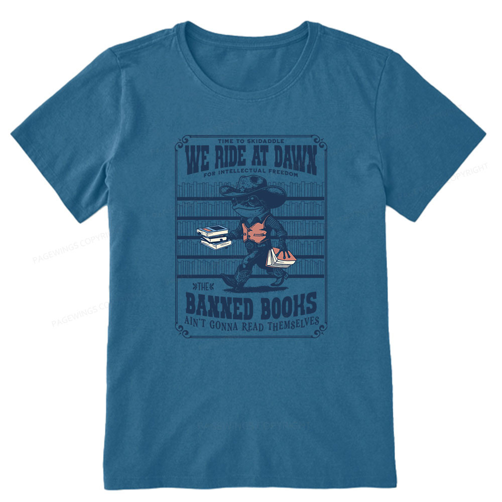 Pagewings The Banned Books Ain't Gonna Read Themselves Unisex Classic T-shirt