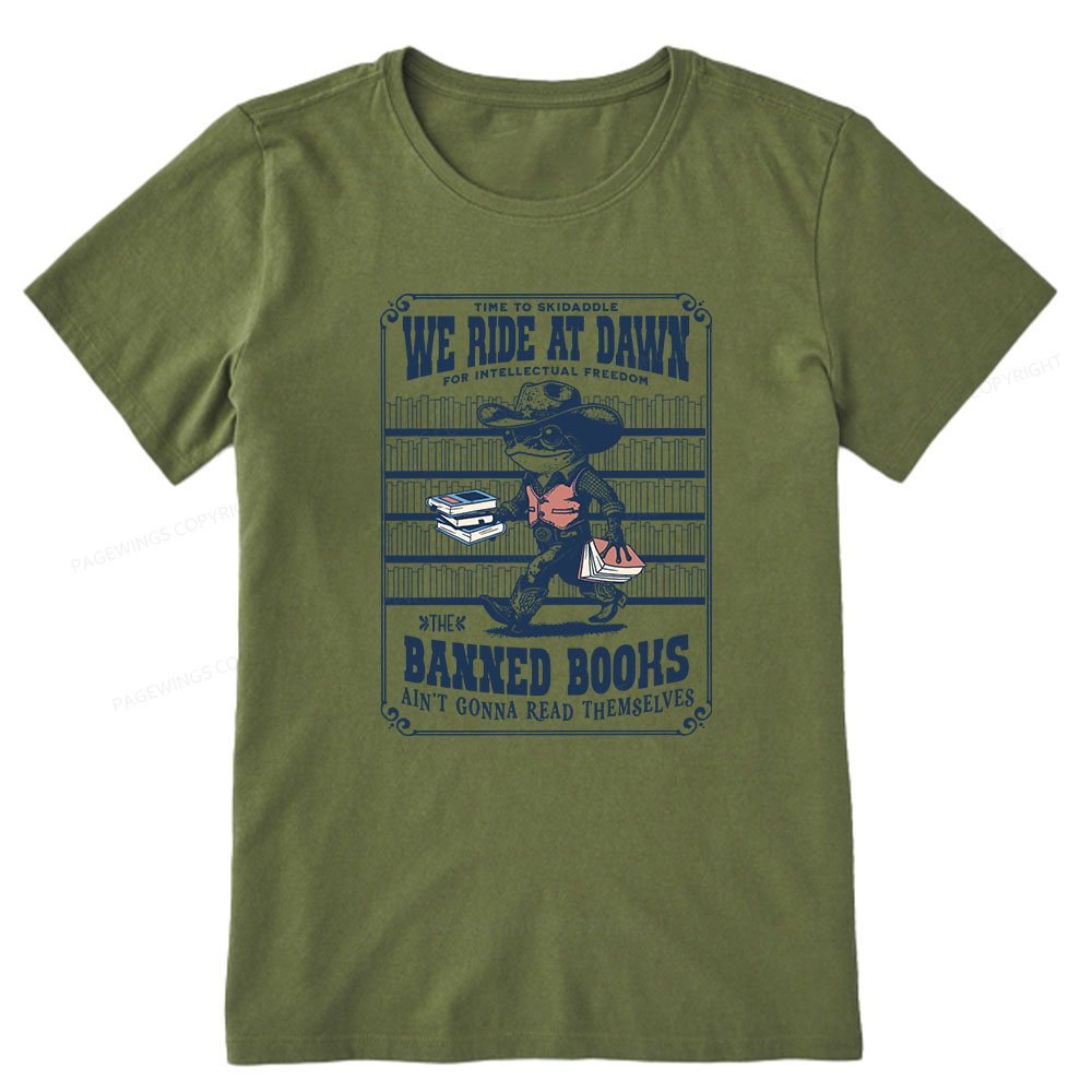 Pagewings The Banned Books Ain't Gonna Read Themselves Unisex Classic T-shirt