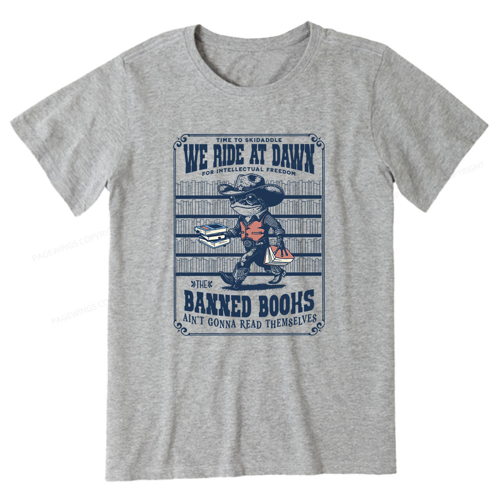 Pagewings The Banned Books Ain't Gonna Read Themselves Unisex Classic T-shirt