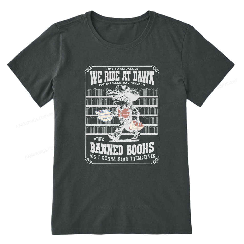 Pagewings The Banned Books Ain't Gonna Read Themselves Unisex Classic T-shirt