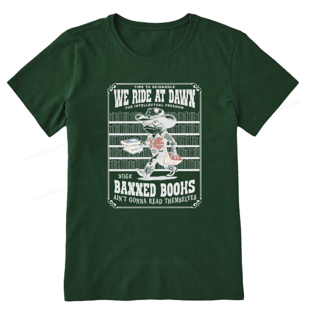 Pagewings The Banned Books Ain't Gonna Read Themselves Unisex Classic T-shirt