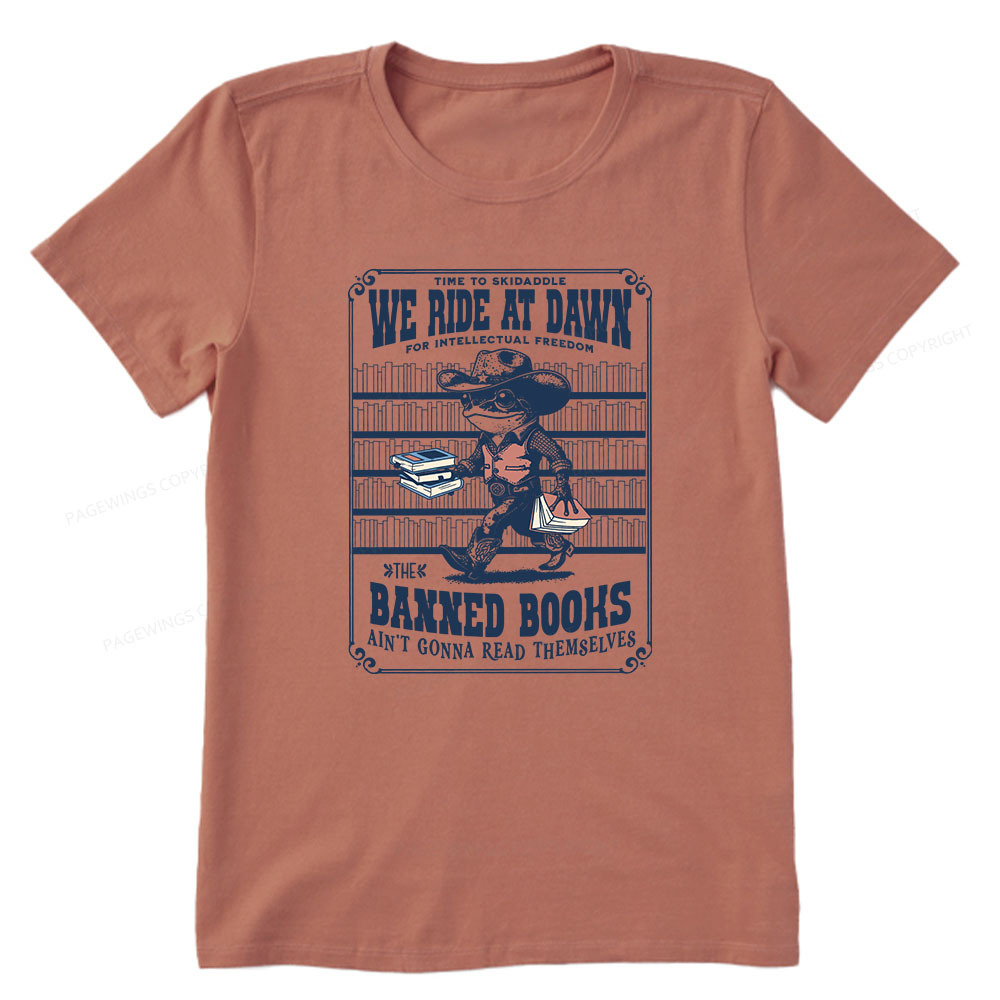 Pagewings The Banned Books Ain't Gonna Read Themselves Unisex Classic T-shirt