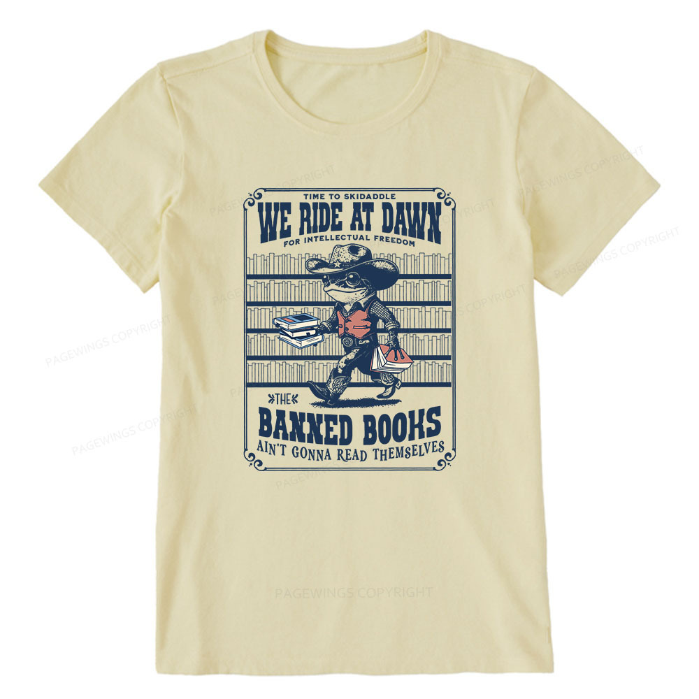 Pagewings The Banned Books Ain't Gonna Read Themselves Unisex Classic T-shirt