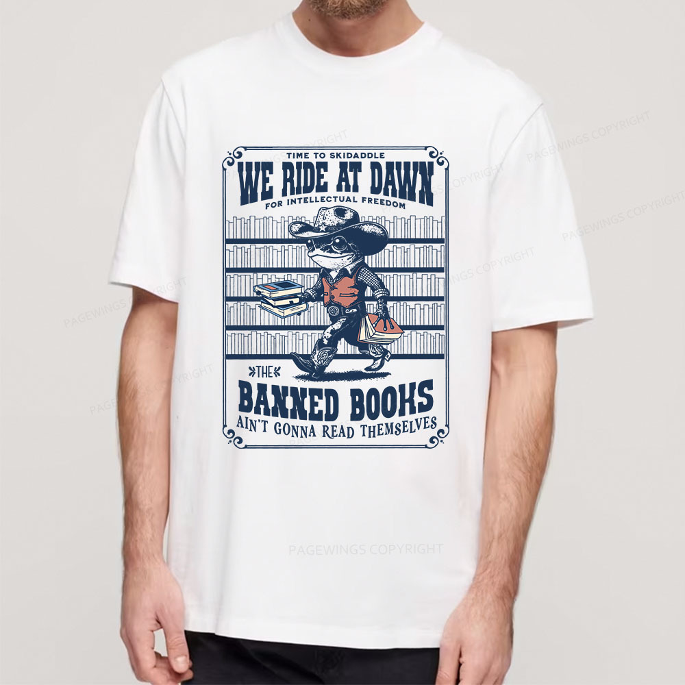 Pagewings The Banned Books Ain't Gonna Read Themselves Unisex Classic T-shirt