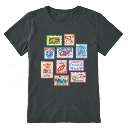 Pagewings Books Stamp Beach Read Unisex Classic T-shirt