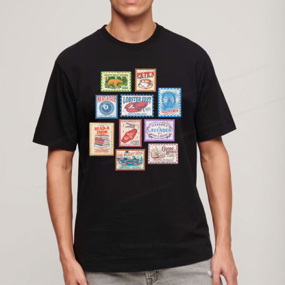 Pagewings Books Stamp Beach Read Unisex Classic T-shirt