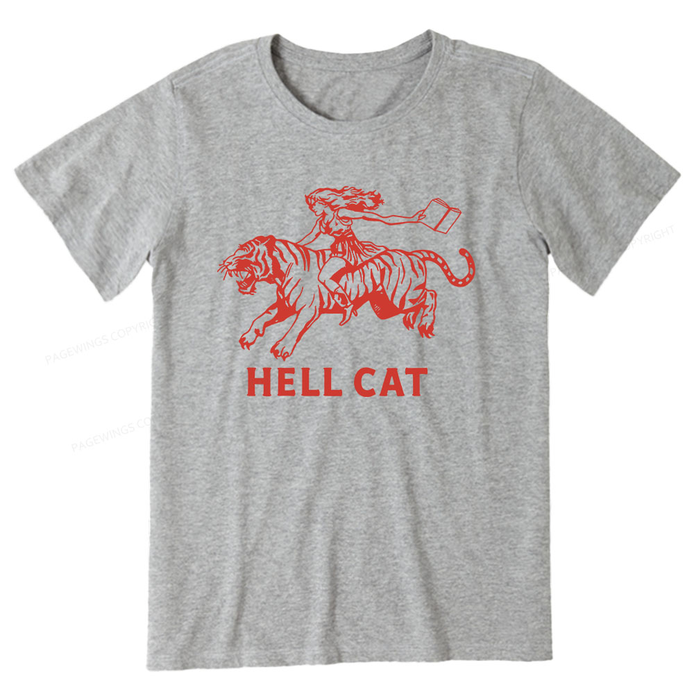 Pagewings Cowgirl Hell Cat  Unisex Classic T-shirt