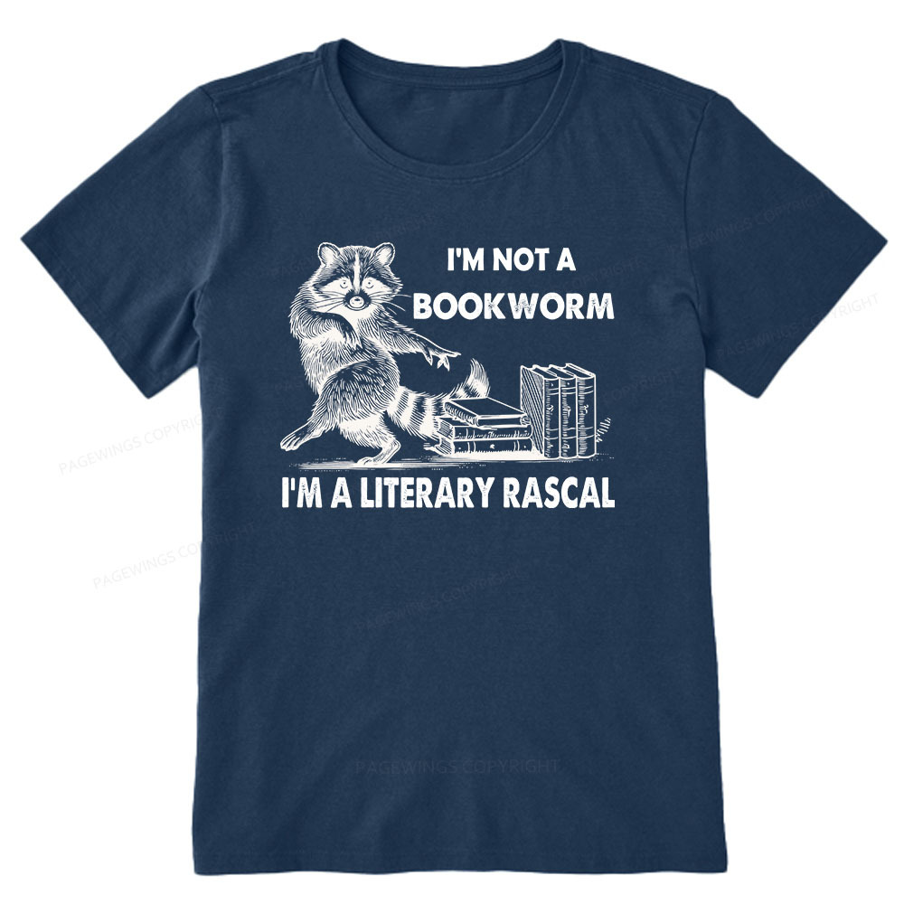Pagewings I'm Not A Bookworm I'm A Literary Rascal Unisex Classic T-shirt