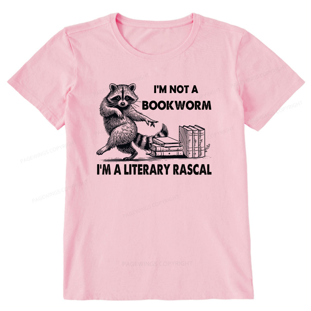 Pagewings I'm Not A Bookworm I'm A Literary Rascal Unisex Classic T-shirt