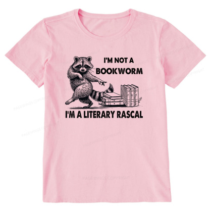 Pagewings I'm Not A Bookworm I'm A Literary Rascal Unisex Classic T-shirt