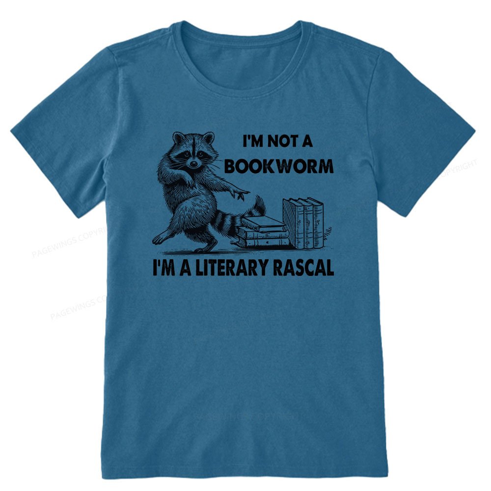 Pagewings I'm Not A Bookworm I'm A Literary Rascal Unisex Classic T-shirt