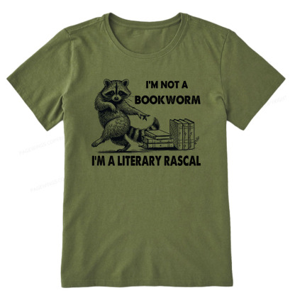 Pagewings I'm Not A Bookworm I'm A Literary Rascal Unisex Classic T-shirt