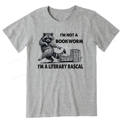 Pagewings I'm Not A Bookworm I'm A Literary Rascal Unisex Classic T-shirt