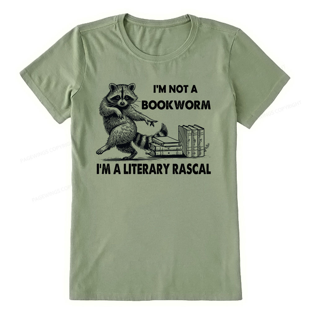 Pagewings I'm Not A Bookworm I'm A Literary Rascal Unisex Classic T-shirt