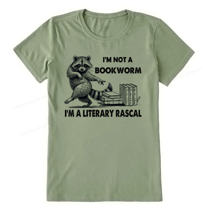 Pagewings I'm Not A Bookworm I'm A Literary Rascal Unisex Classic T-shirt