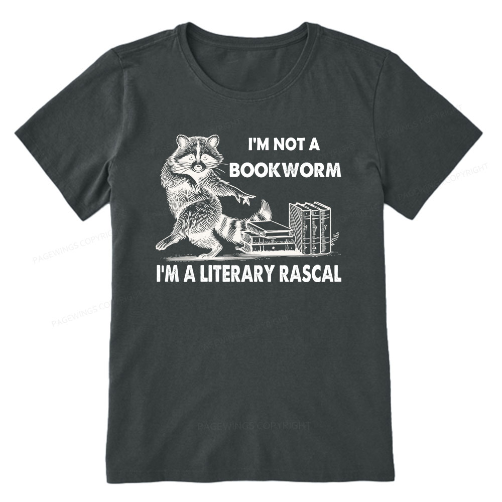 Pagewings I'm Not A Bookworm I'm A Literary Rascal Unisex Classic T-shirt