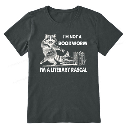 Pagewings I'm Not A Bookworm I'm A Literary Rascal Unisex Classic T-shirt