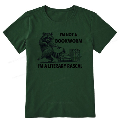 Pagewings I'm Not A Bookworm I'm A Literary Rascal Unisex Classic T-shirt