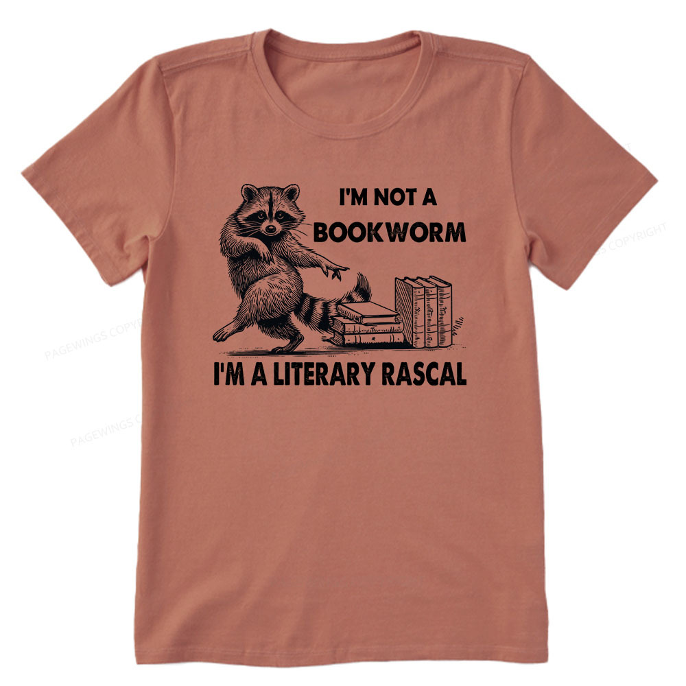 Pagewings I'm Not A Bookworm I'm A Literary Rascal Unisex Classic T-shirt