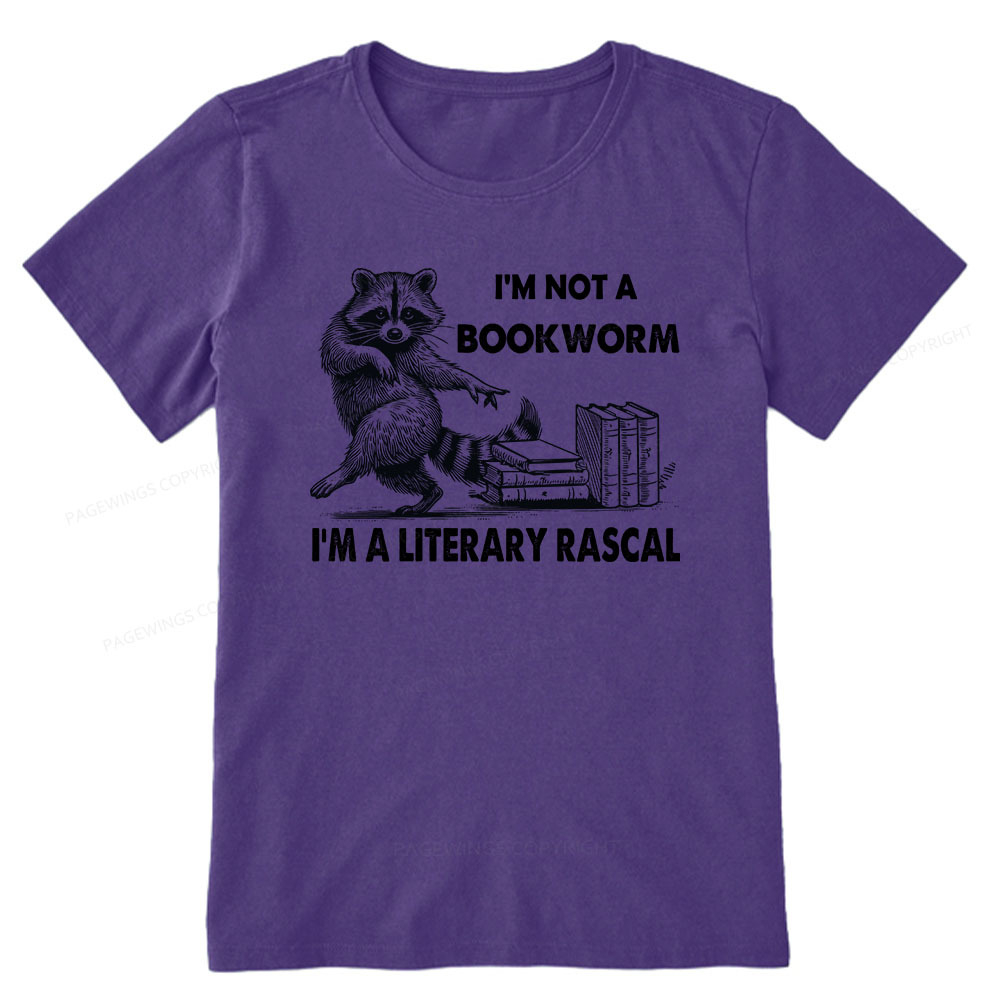 Pagewings I'm Not A Bookworm I'm A Literary Rascal Unisex Classic T-shirt