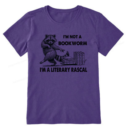 Pagewings I'm Not A Bookworm I'm A Literary Rascal Unisex Classic T-shirt