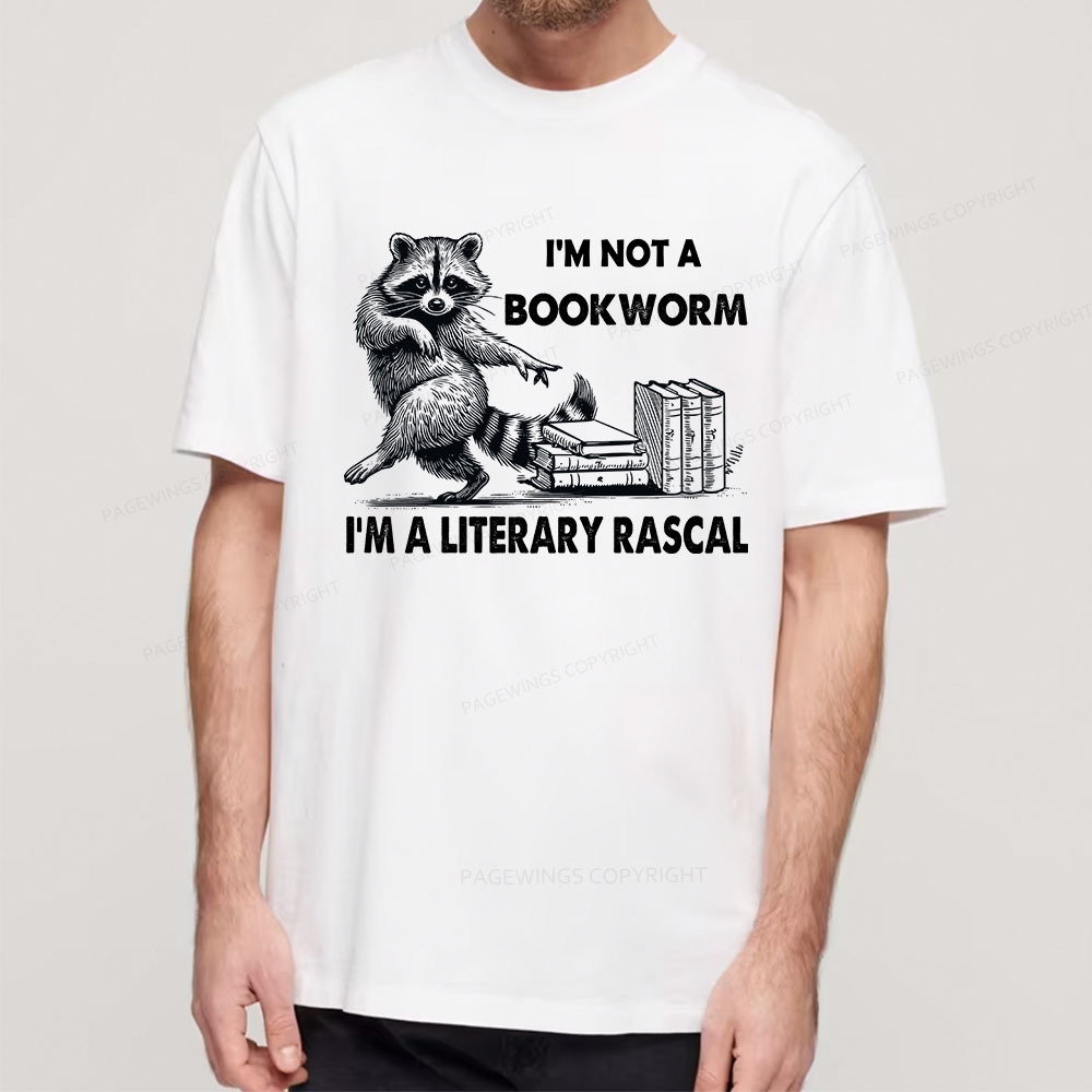 Pagewings I'm Not A Bookworm I'm A Literary Rascal Unisex Classic T-shirt